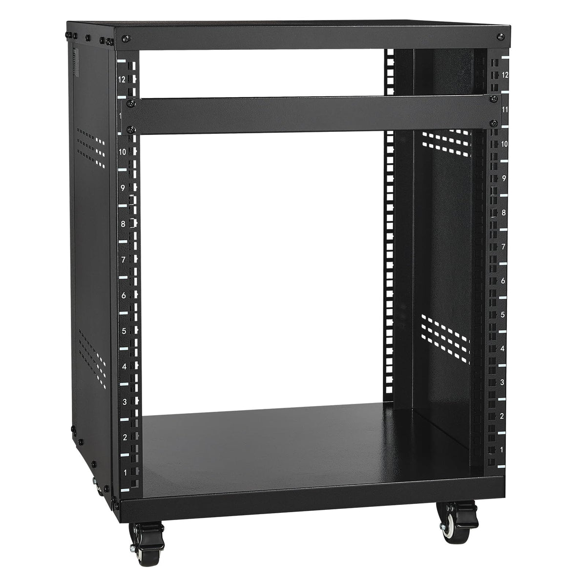12U AV Rack Stand with Caster Wheels B557811