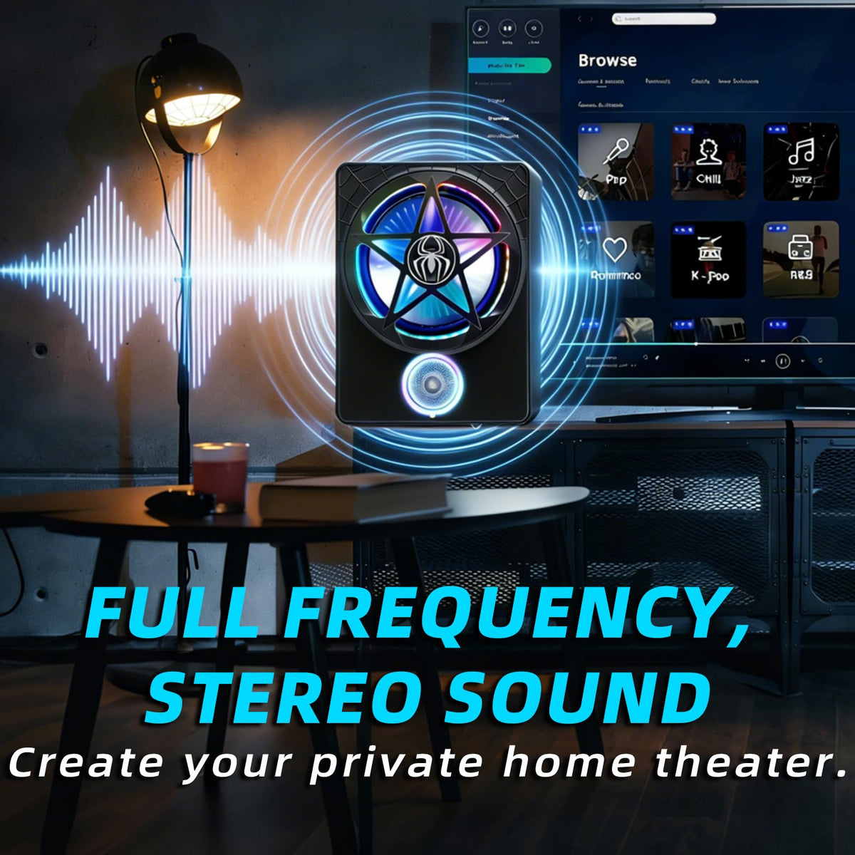 10" Powered Under Seat Subwoofer with Amp A3033