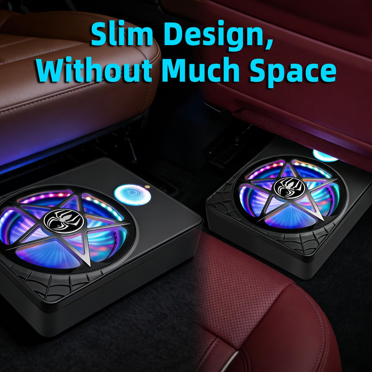 10" Powered Under Seat Subwoofer with Amp A3033