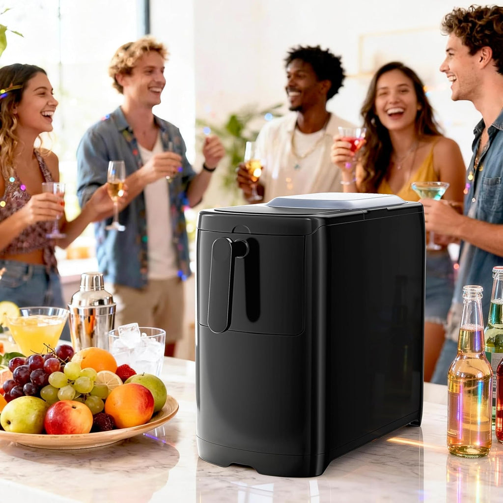 Black Countertop Ice Maker Machine V68666