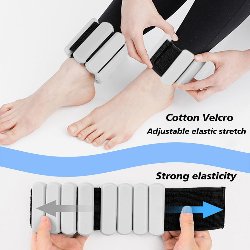 Adjustable Silicone Wrist and Ankle Weights Set of 2 M15945