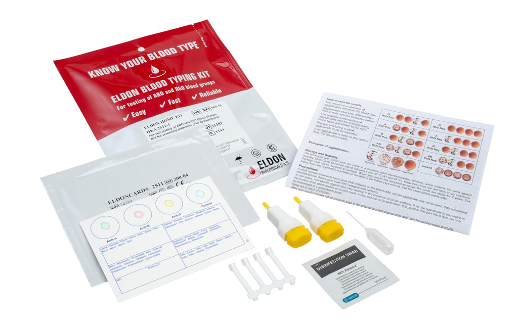 Blood Typing Kit 3 Test Pack Y973
