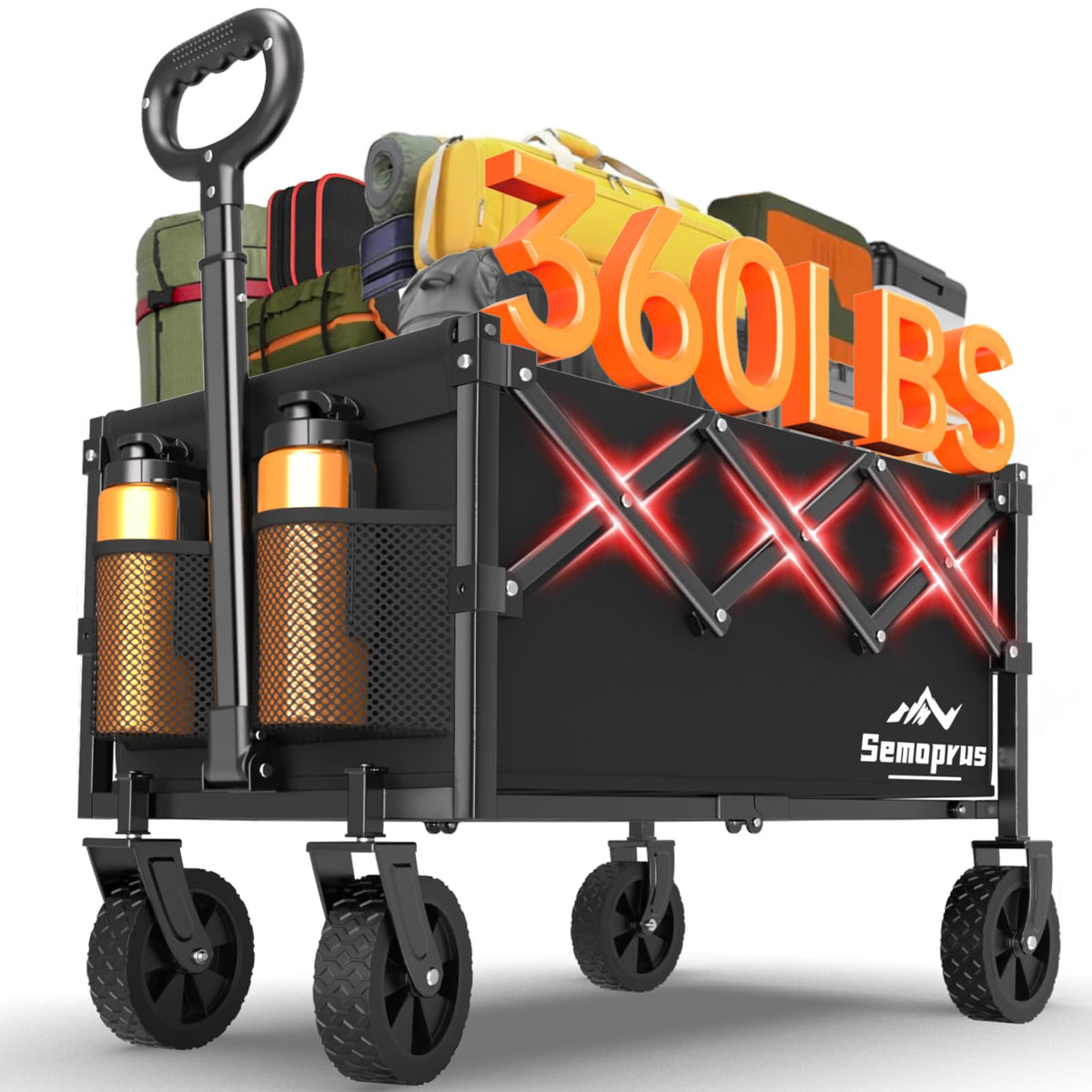 Foldable Heavy Duty Wagon with Wheels R868923