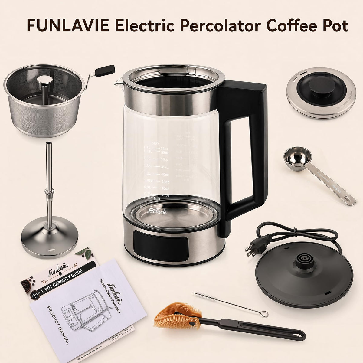 Electric Percolator Coffee Pot L156523