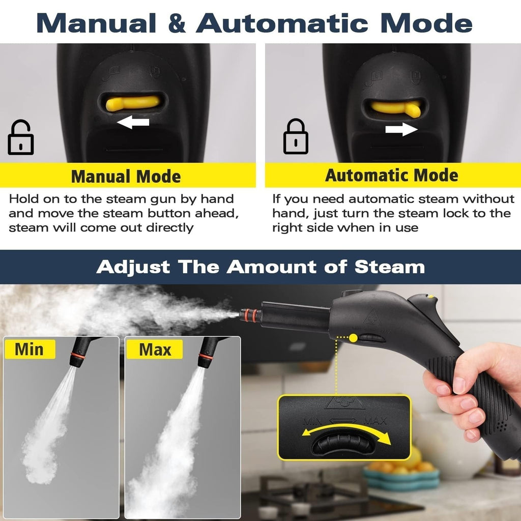 4.5 Bar 300°F Steam Cleaner F43753