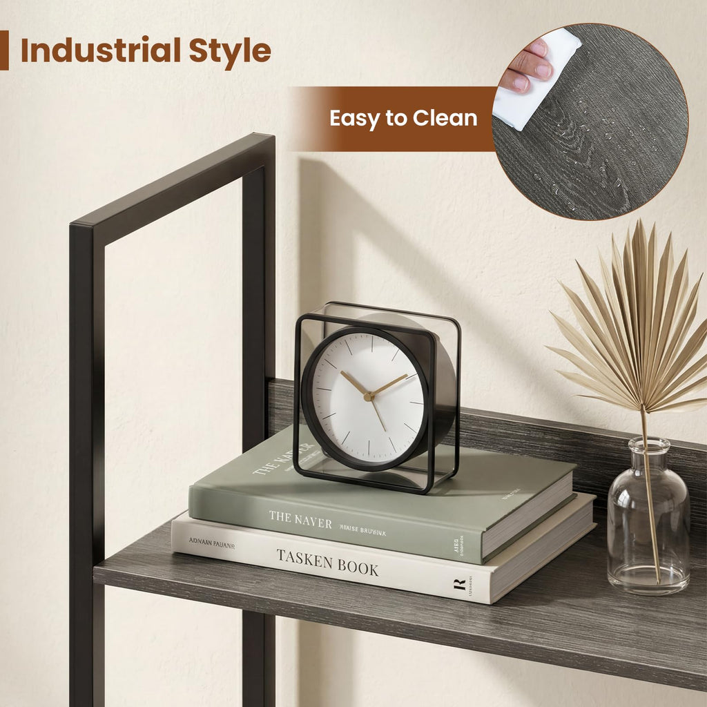 5-Tier Wooden Bookshelf Set of 2 J345241