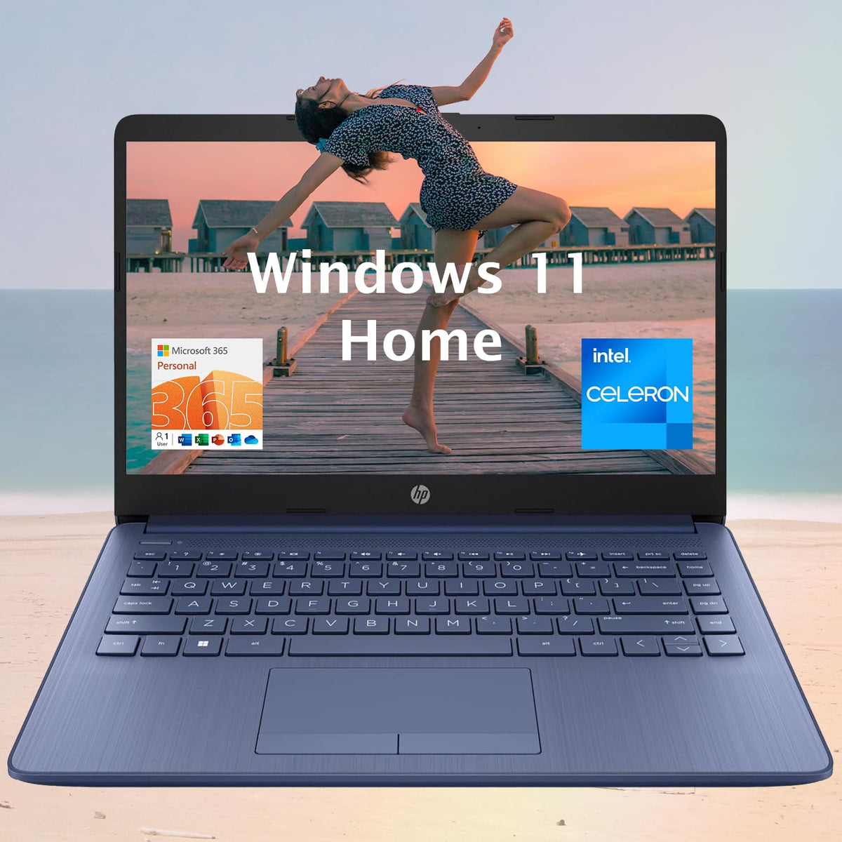 Portable Laptop 14'' HD Display 8GB RAM 64GB eMMC Intel Quad-Core N4120 P162489