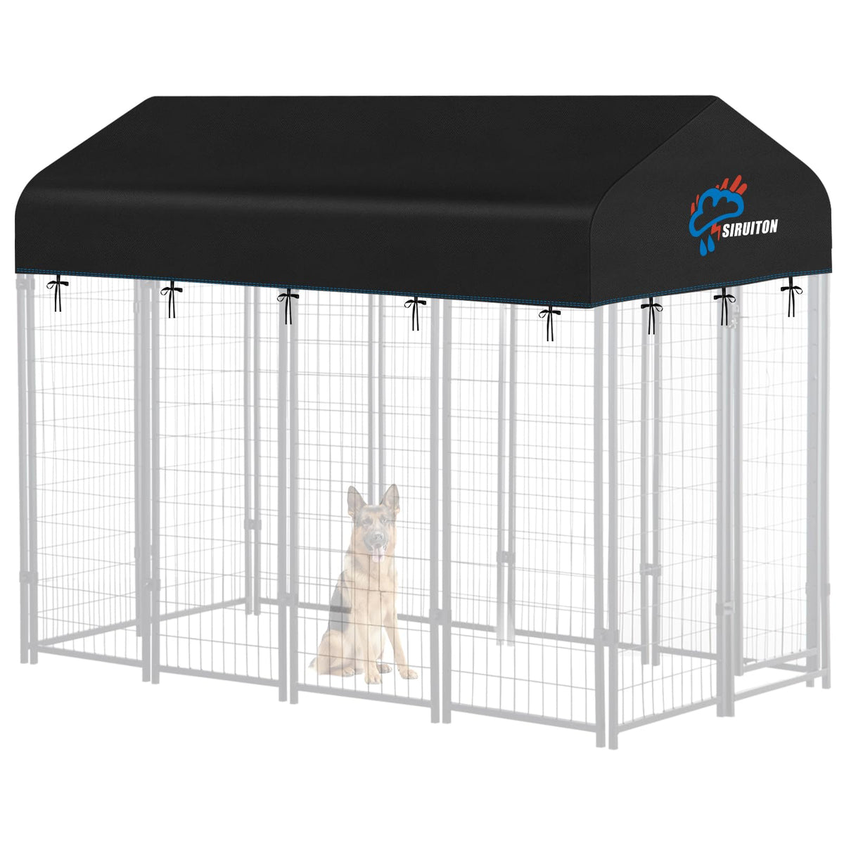 8x4FT Heavy Duty 600D Oxford Dog Kennel Replacement Cover E272088