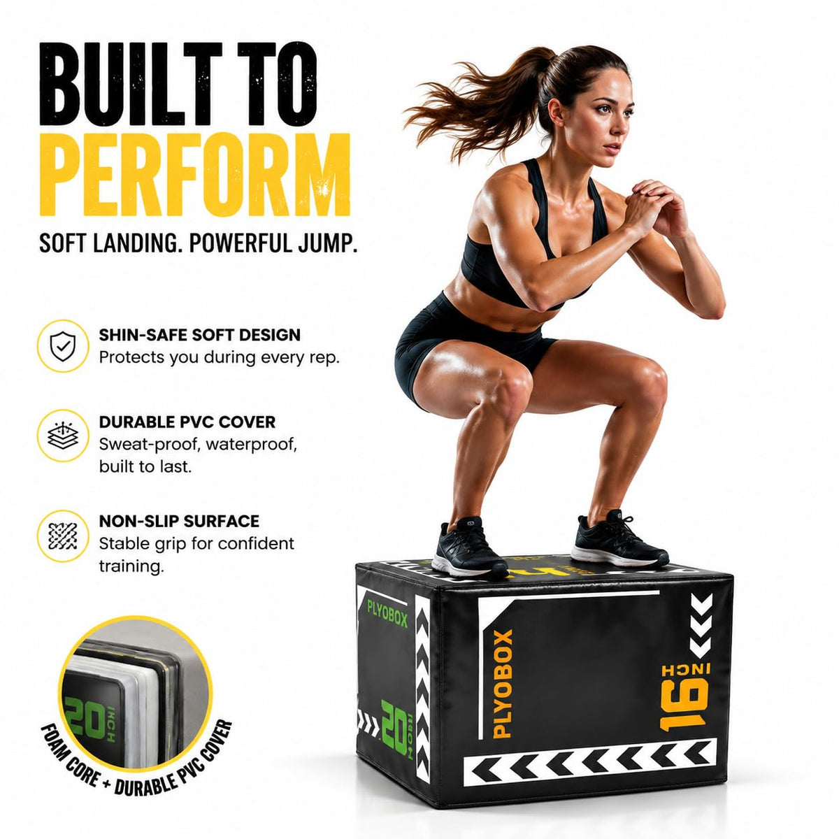 3-in-1 Foam Plyo Box L337
