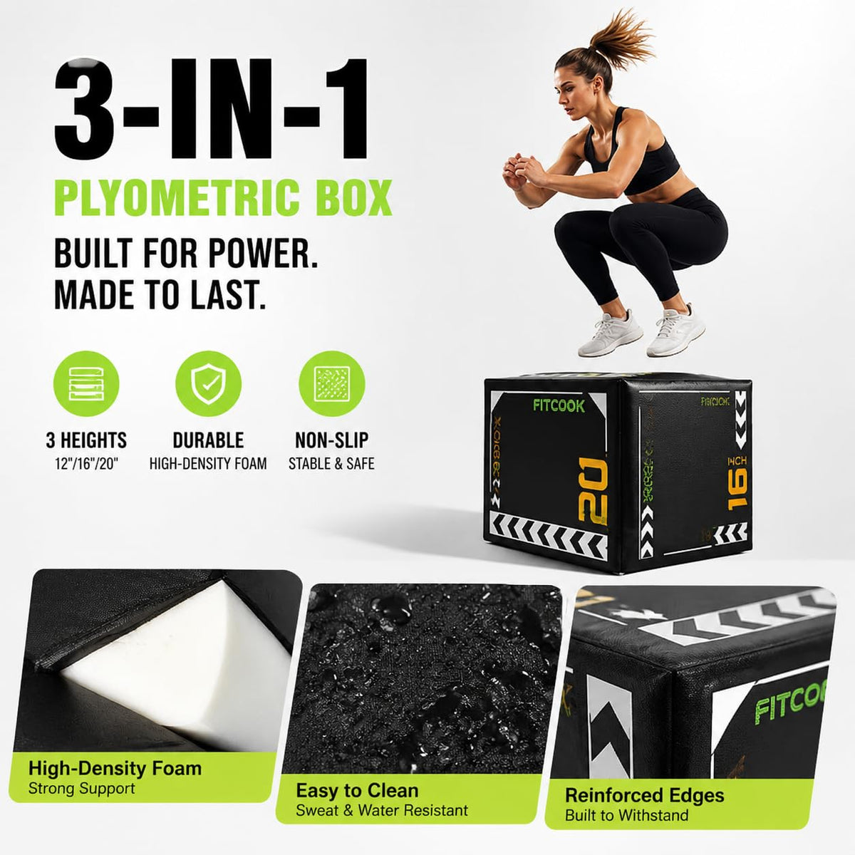 3-in-1 Foam Plyo Box L337