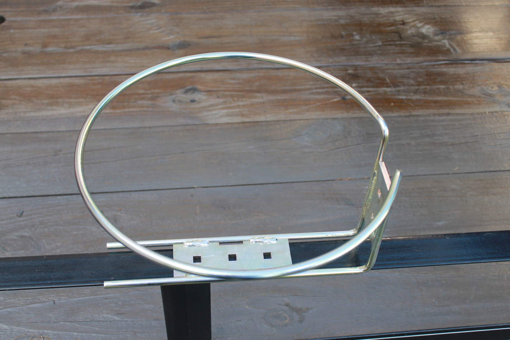 5 Gallon Round Gas Can Holder with Locking Trailer Rack Mount Bracket Kit I505