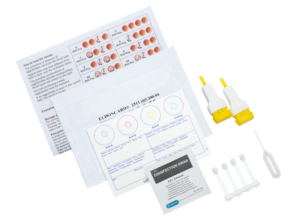 Blood Typing Kit 3 Test Pack Y973