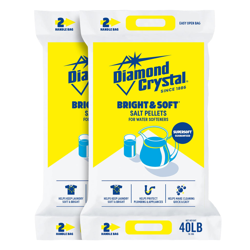 2 Pack Water Softener Salt Pellets, 40 Pounds W26479