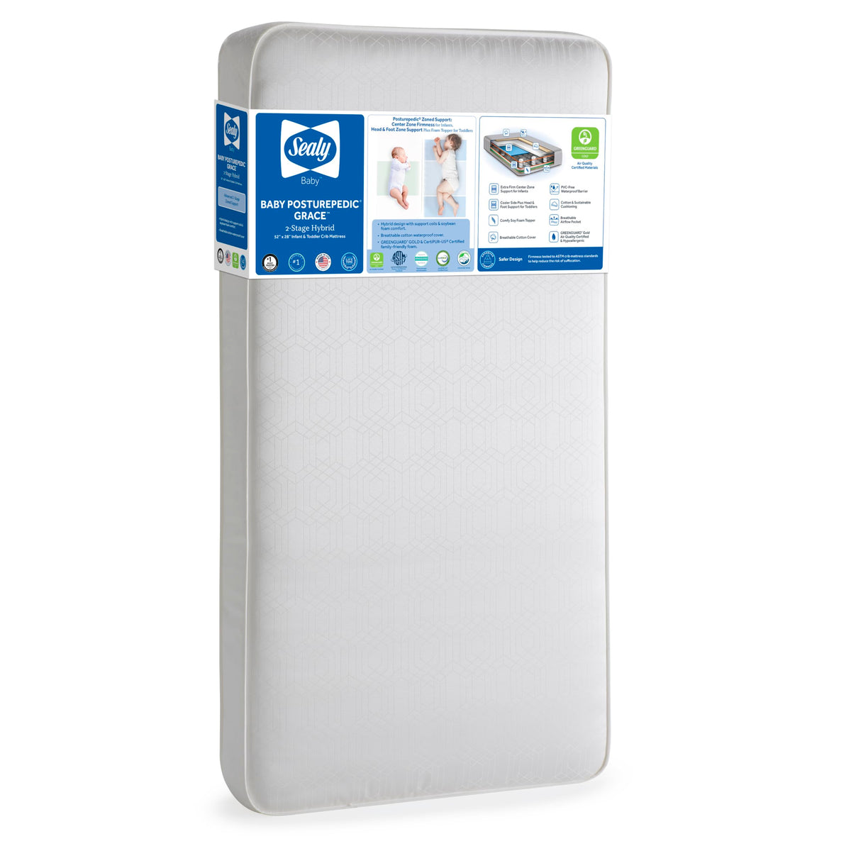 2 Stage Infant Crib Mattress F3068