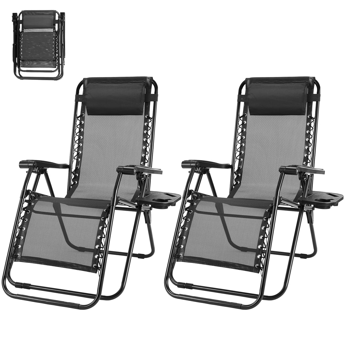 Zero Gravity Chairs Set of 2 U275018