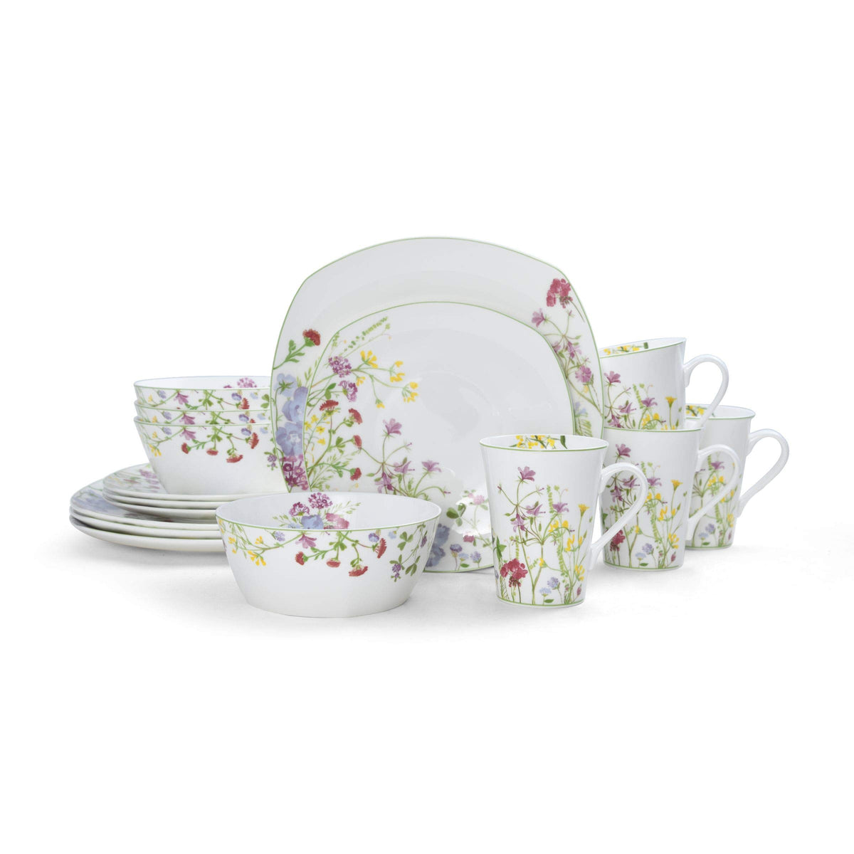 16-Piece Bone China Dinnerware Set Service for 4 M7470