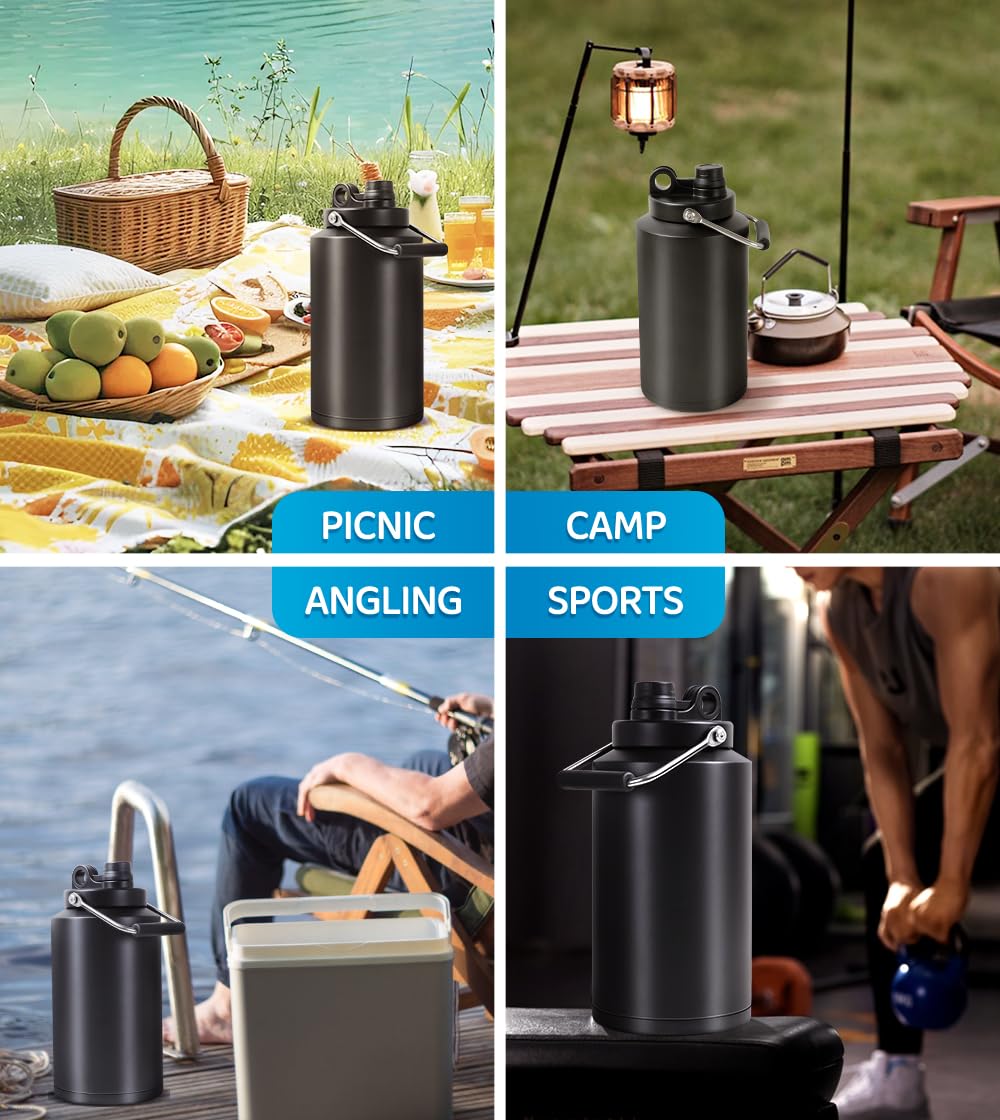 128 oz Stainless Steel Insulated Water Jug C5289