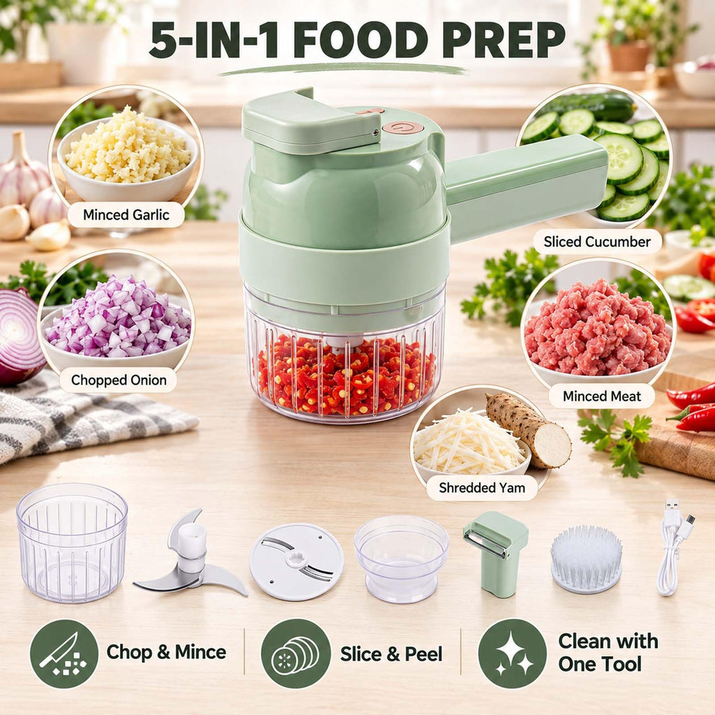 5-In-1 Electric Vegetable Chopper Q416756