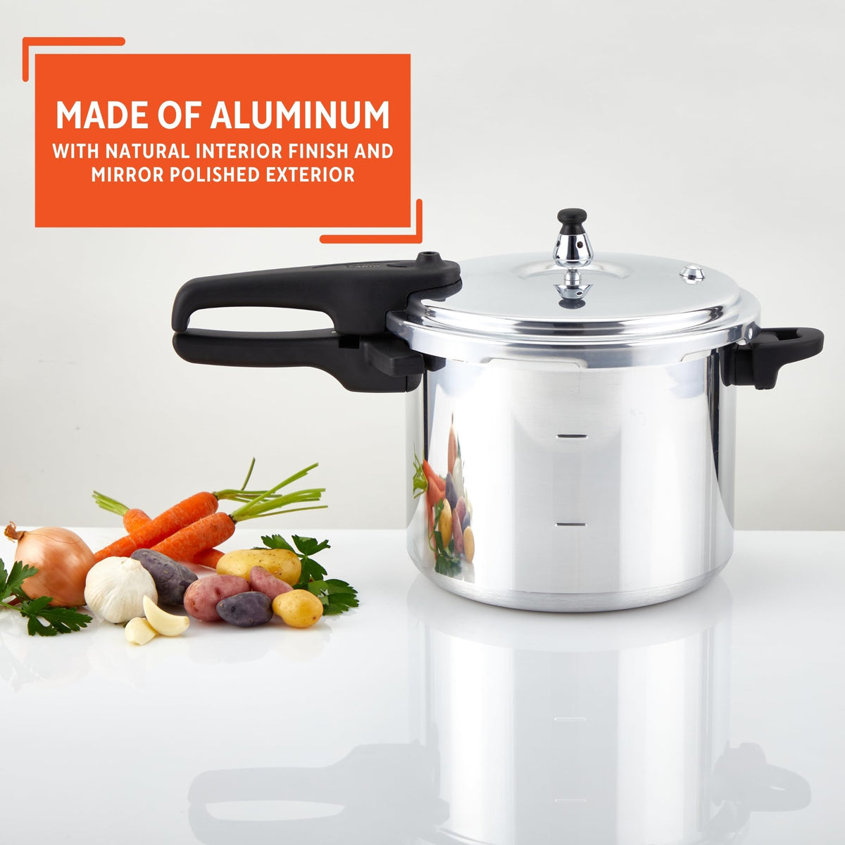 7 Quart Stovetop Aluminum Pressure Cooker R738980