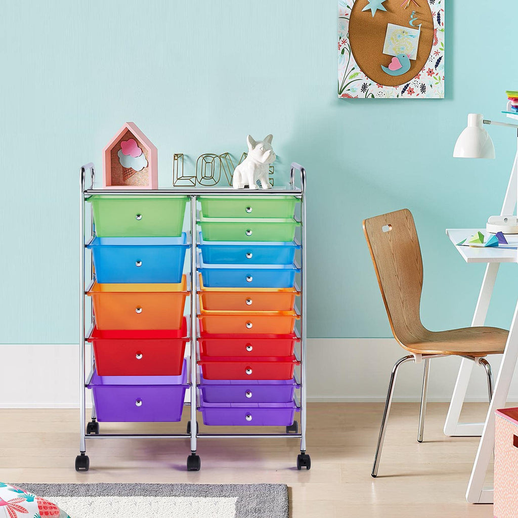 15 Drawer Rolling Storage Cart I99556