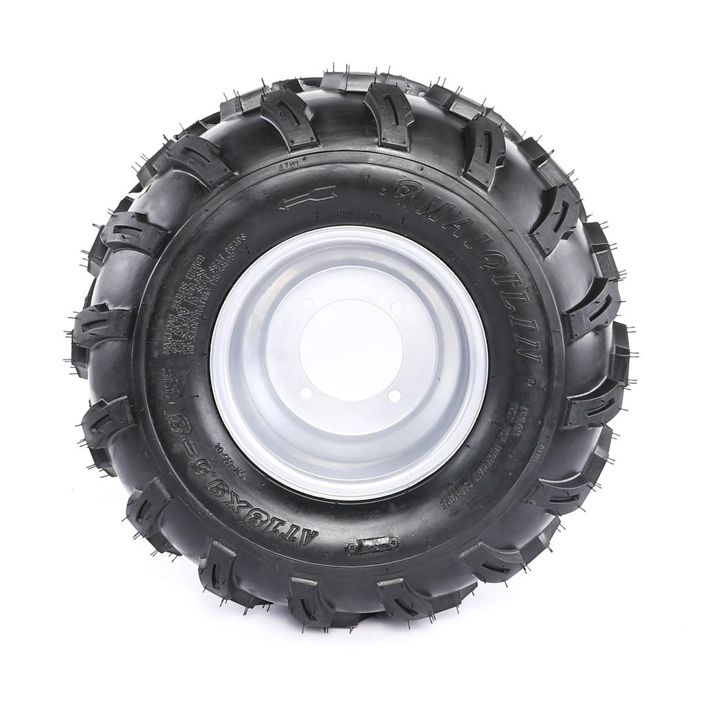 19x7-8 8 Inch All Terrain Tubeless Tire Wheel Assembly 4 Pack V391