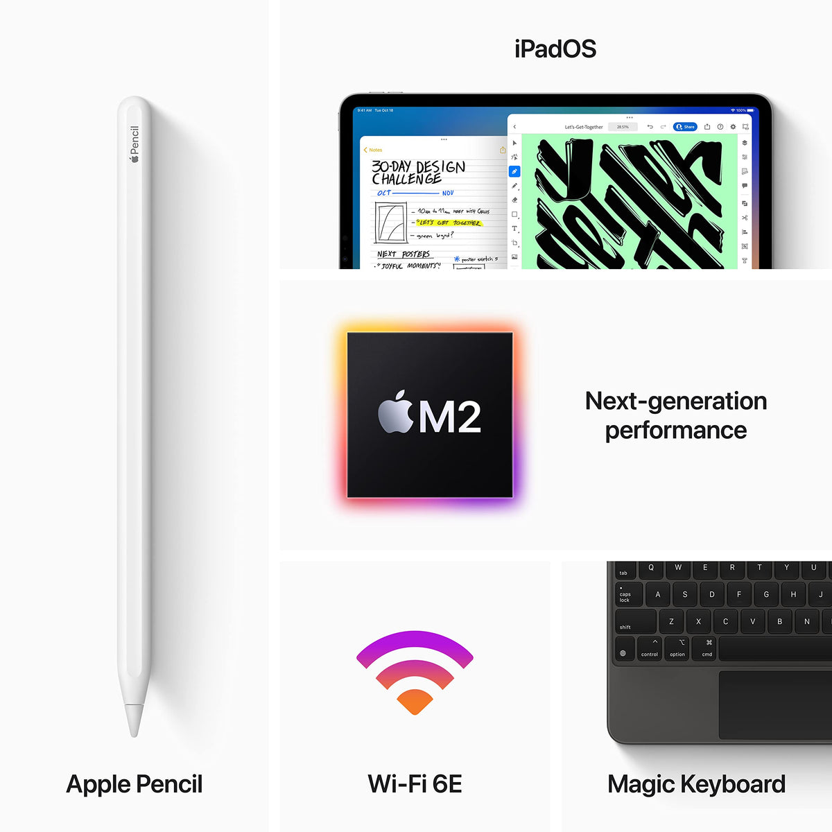2022 iPad Pro 11-inch Wi-Fi 512GB Silver Q556087