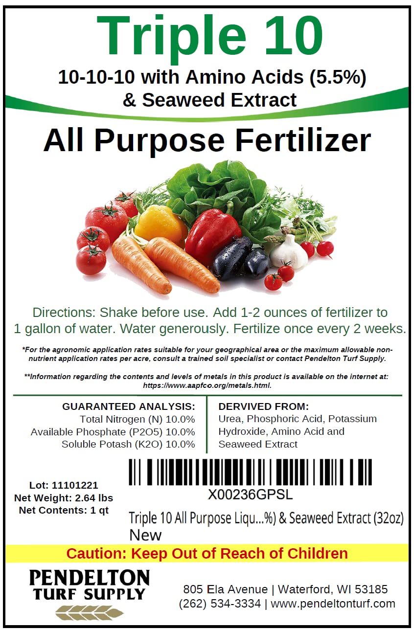 All Purpose Liquid Fertilizer 10-10-10 32oz K370