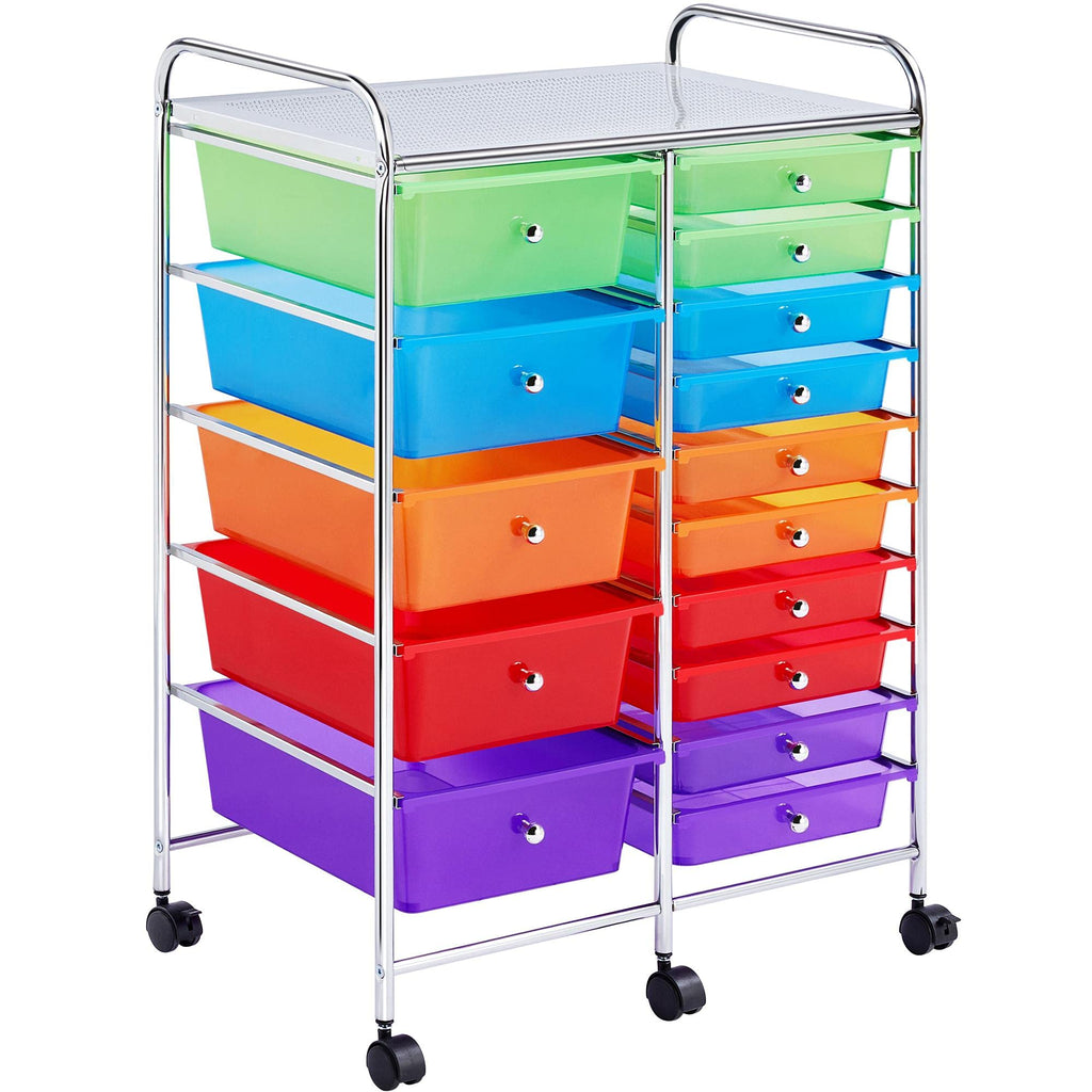 15 Drawer Rolling Storage Cart I99556