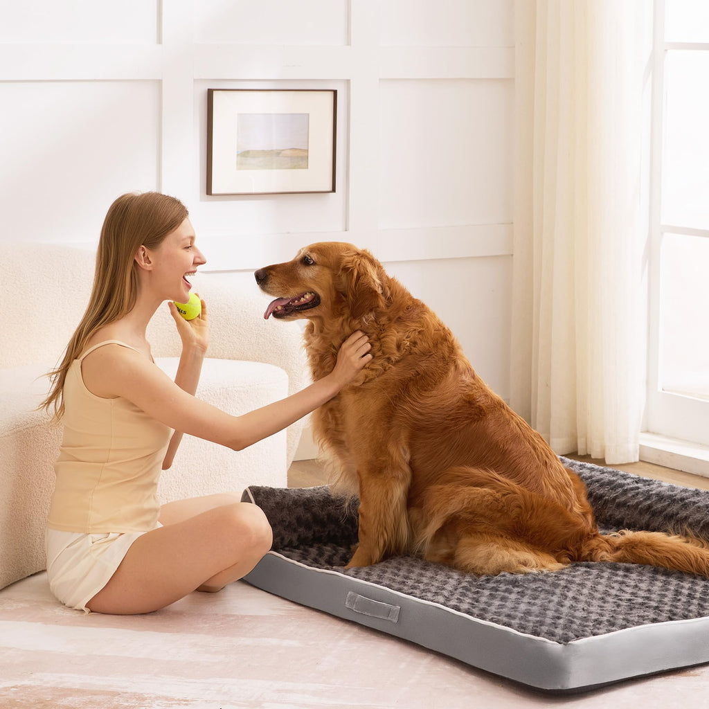 XL Orthopedic Dog Bed Grey R638