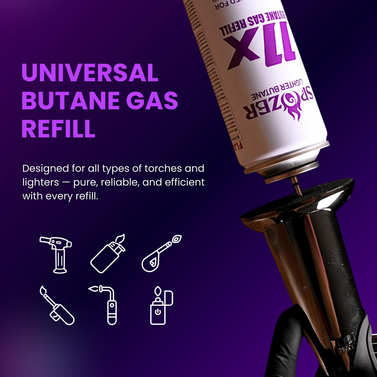 11X Butane Refill 12 Pack F851362