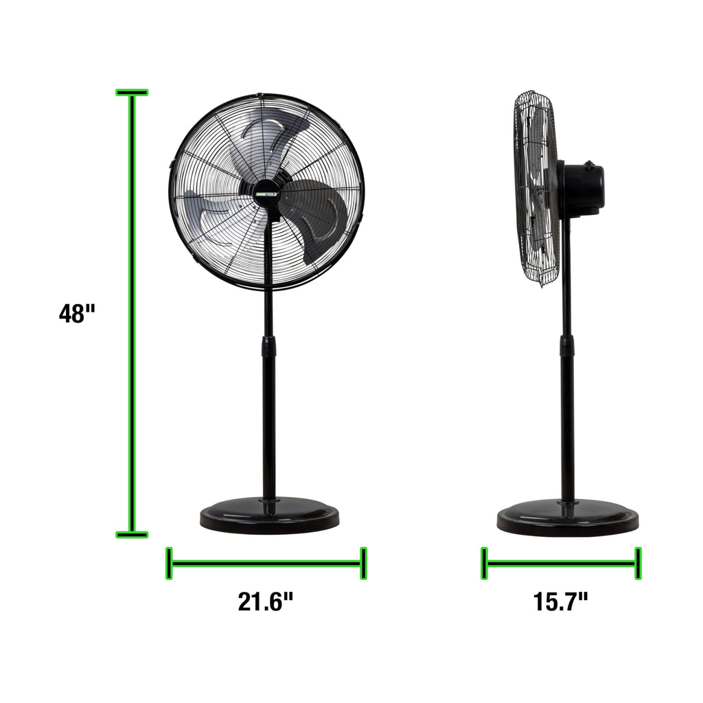 Adjustable 20 Inch Oscillating Pedestal Fan I2172
