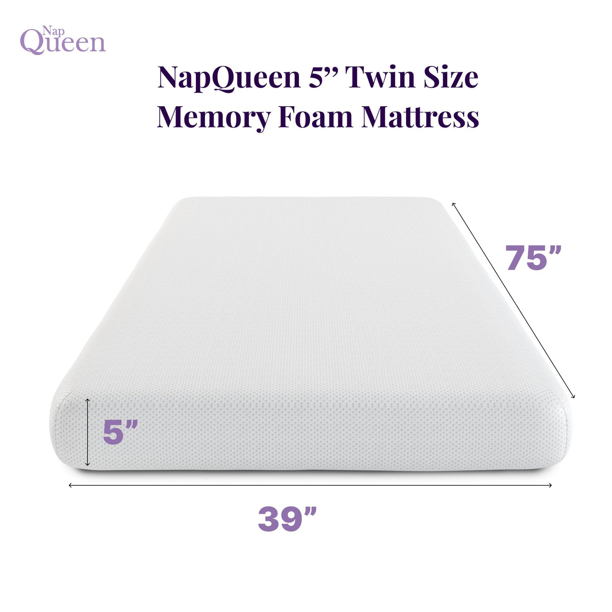 5 Inch Twin Memory Foam Mattress N237