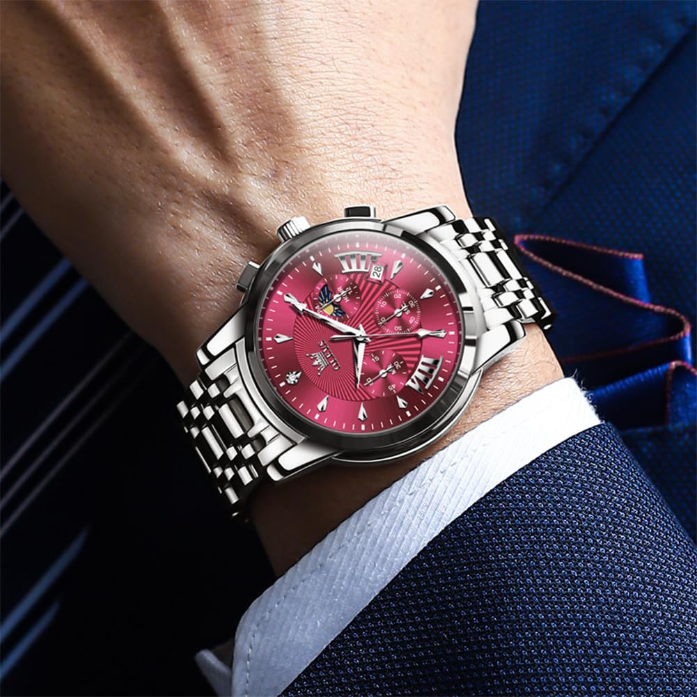 Waterproof Stainless Steel Chronograph Watch K89640