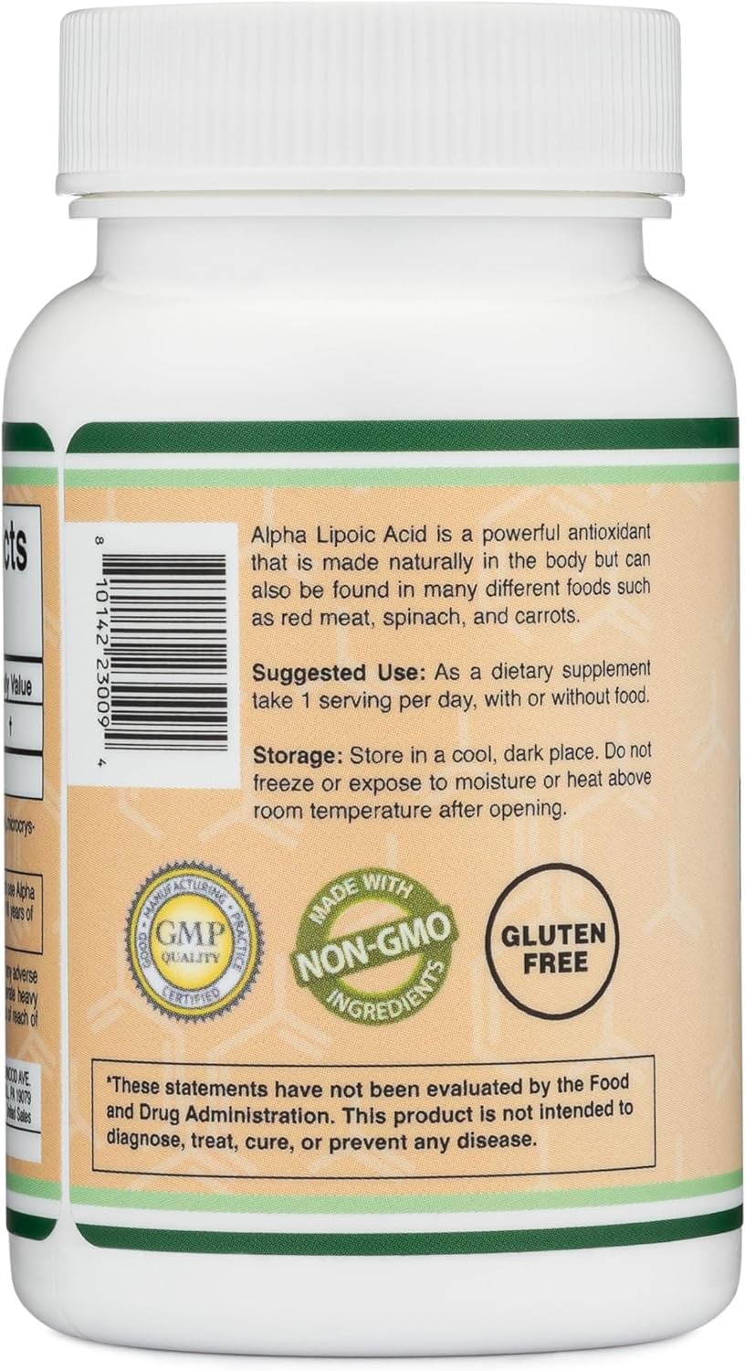 Alpha Lipoic Acid 600mg 60 Capsules R90203