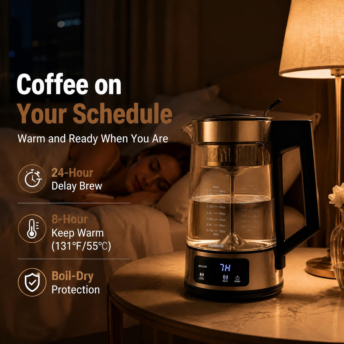 Electric Percolator Coffee Pot L156523