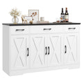White Kitchen Buffet Sideboard Storage Cabinet C407570