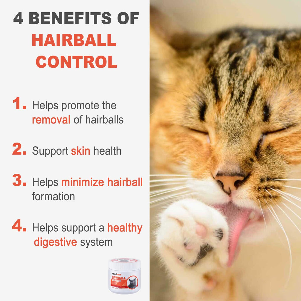 Hairball Control Soft Chews for Cats, Chicken Flavor, 100 Count O2837