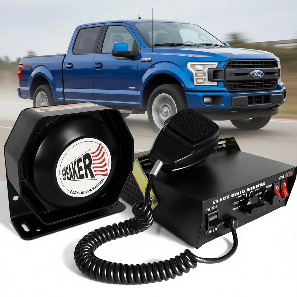 12V 100W Emergency Siren PA System Kit V608