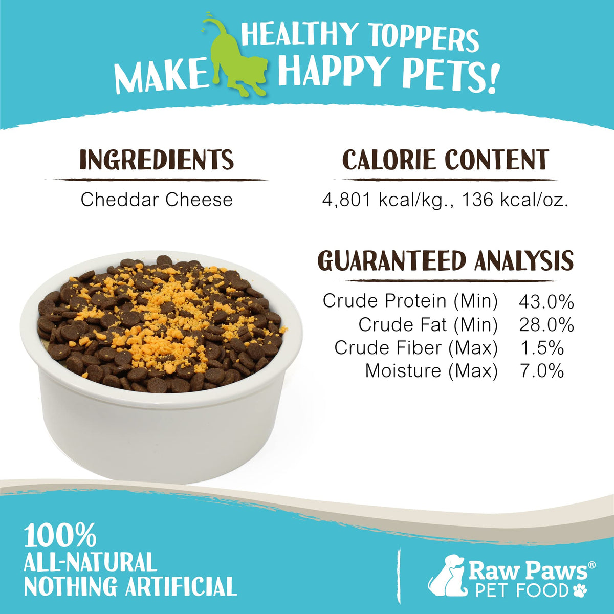 Freeze-Dried Cheese Pet Food Topper P851