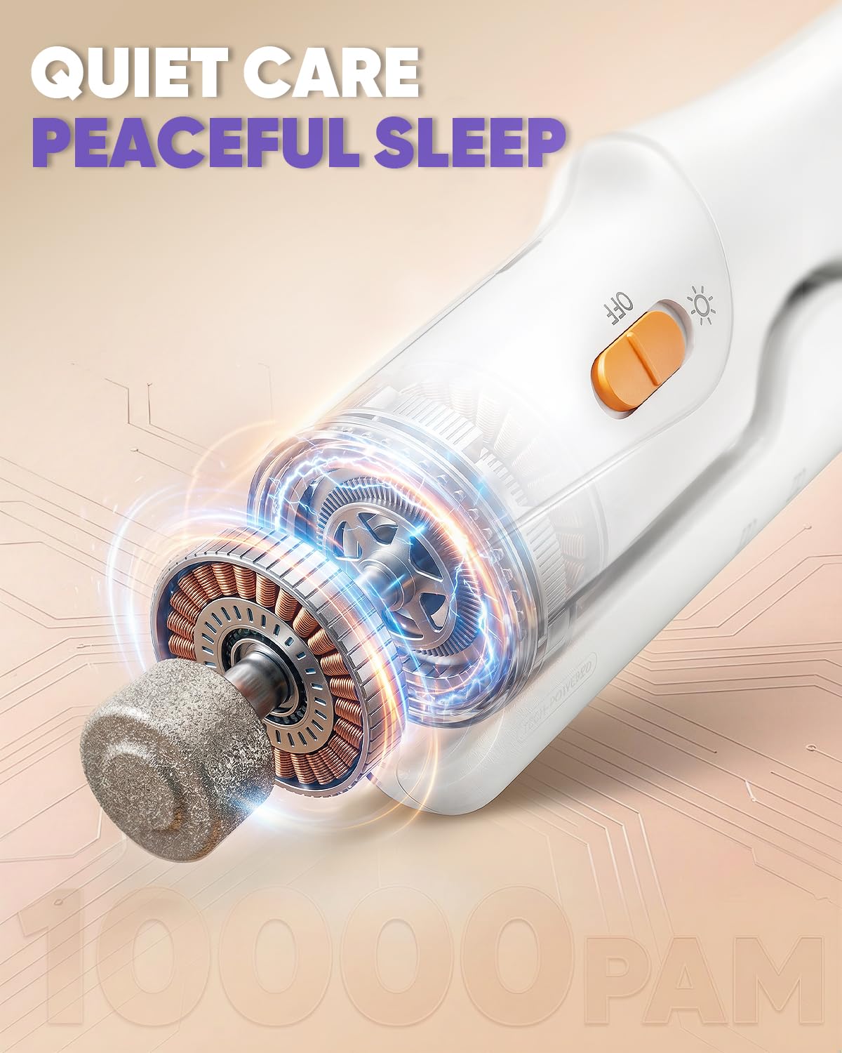 2-in-1 Cat & Dog Nail Clippers with Grinder and LED Lights F283