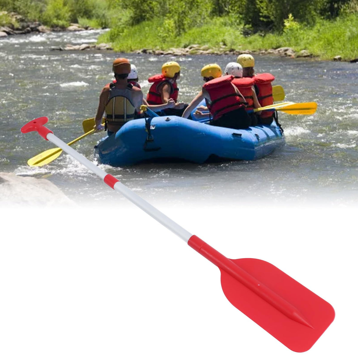 Telescoping Aluminum Boat Paddle with Non Slip T Handle G388