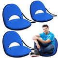 4 Pcs Adjustable Folding Portable Stadium Seats with Back X15101