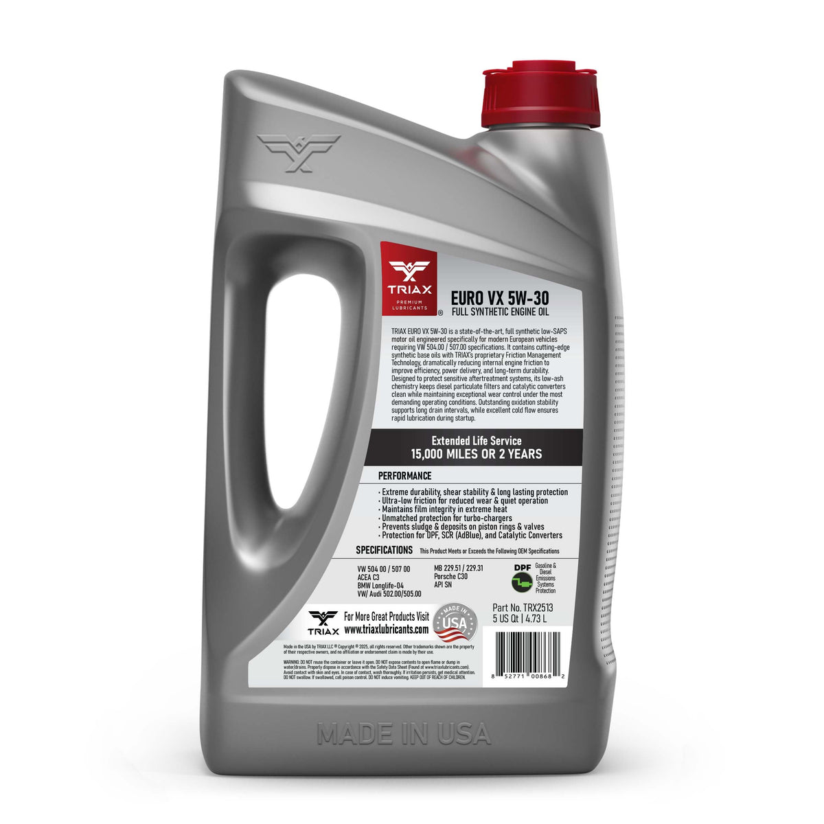 5W-30 Full Synthetic Ester (5 Quart) N485