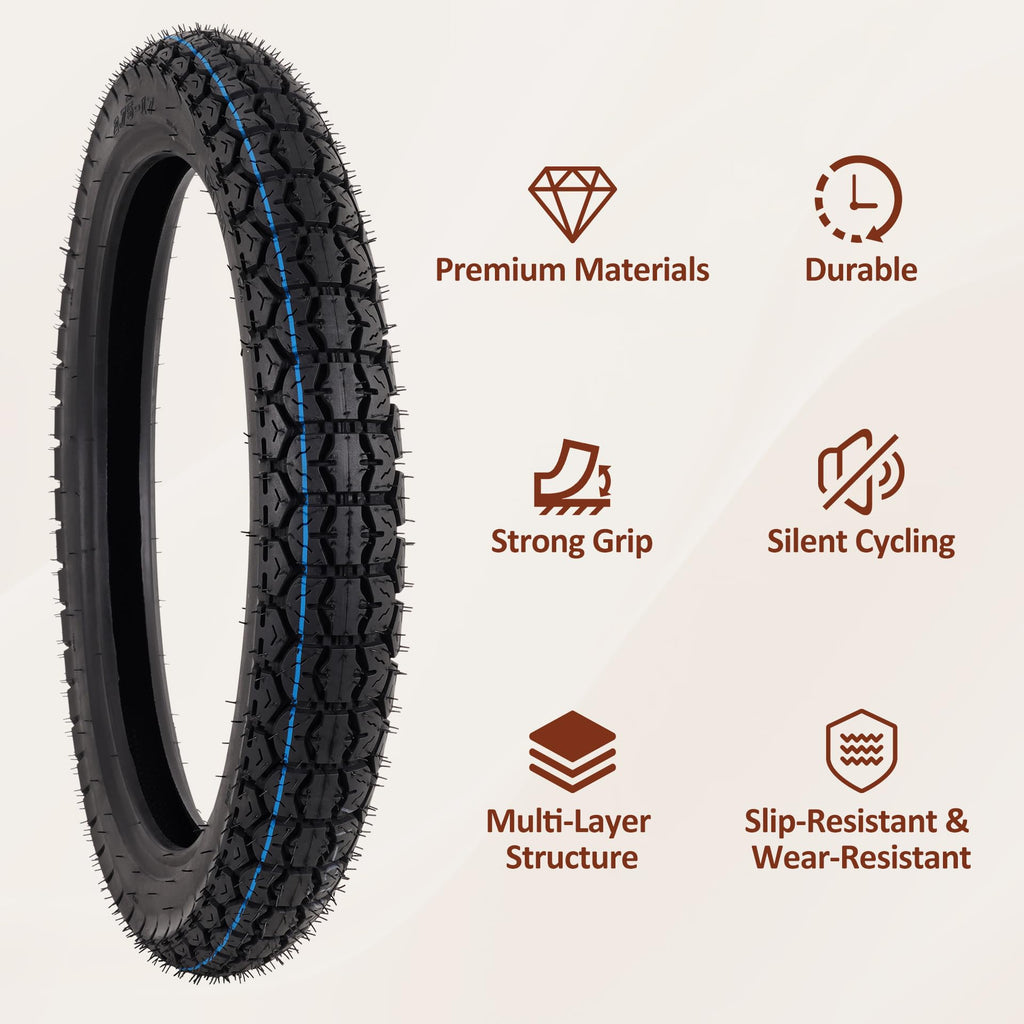 70/100-17 Tire and Inner Tube Set U6868