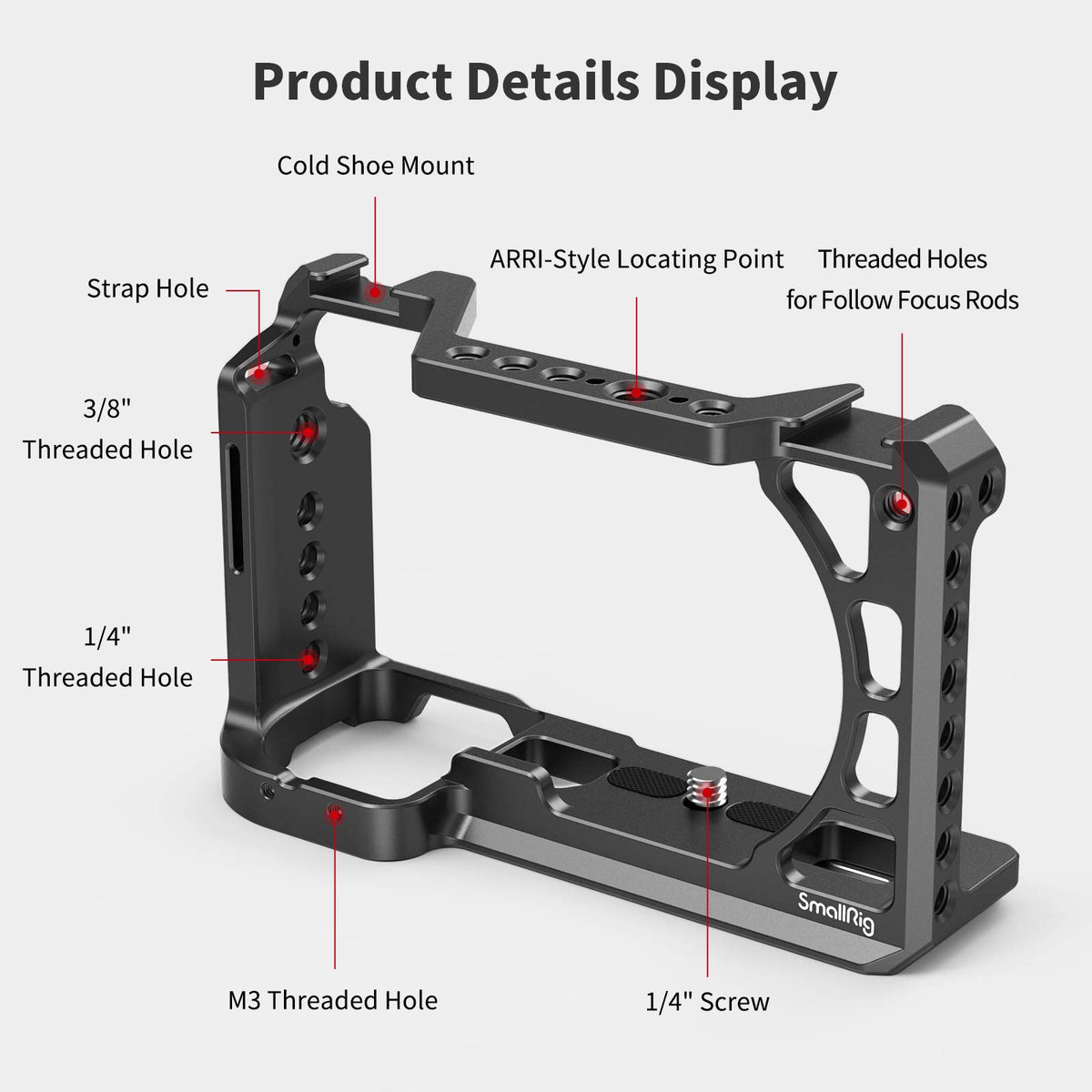Aluminum Alloy Camera Cage Rig U672756