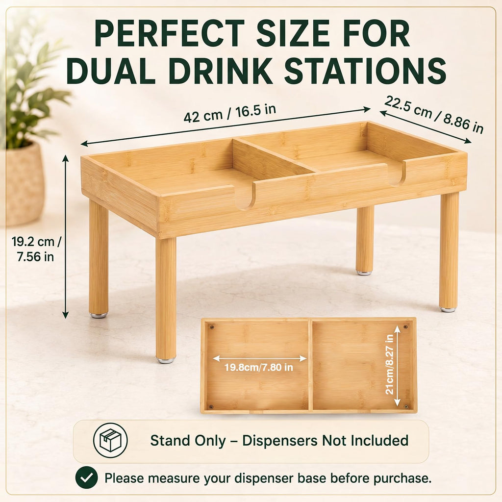 Bamboo Drink Dispenser Stand B729775