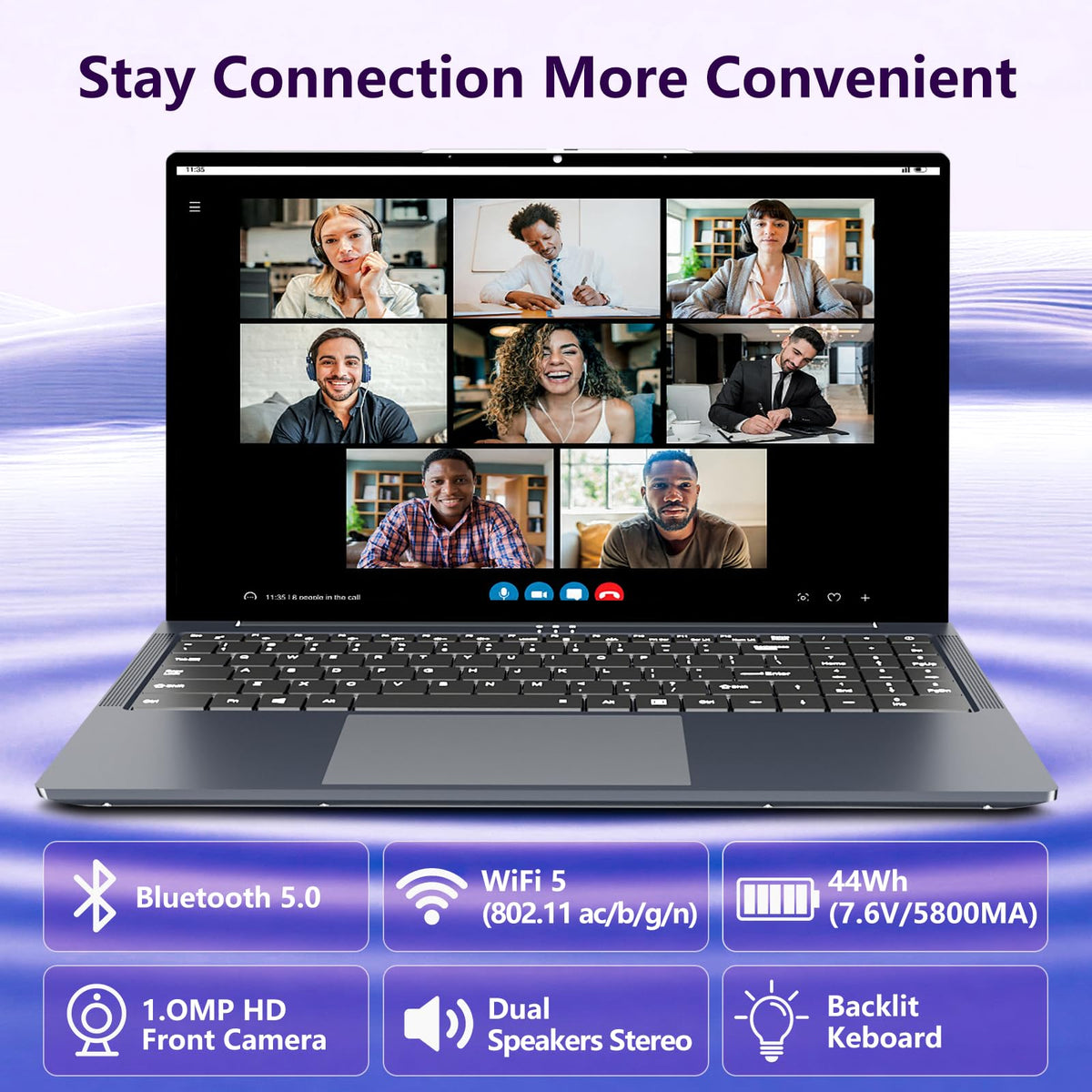16GB RAM 256GB SSD Core i5 16" IPS FHD Laptop Computer W8645