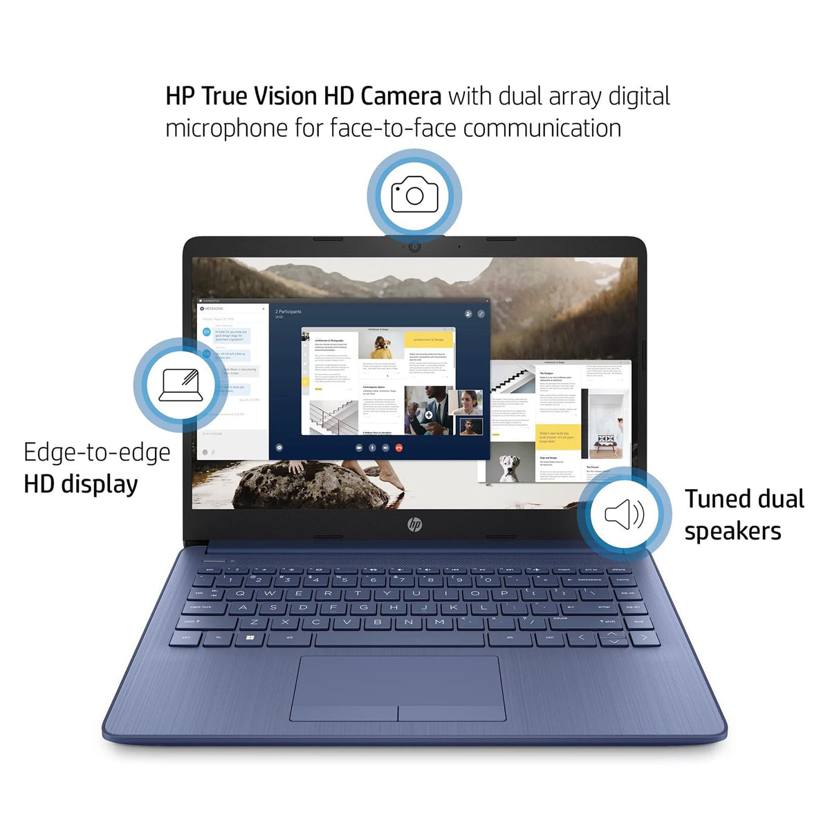 Portable Laptop 14'' HD Display 8GB RAM 64GB eMMC Intel Quad-Core N4120 P162489