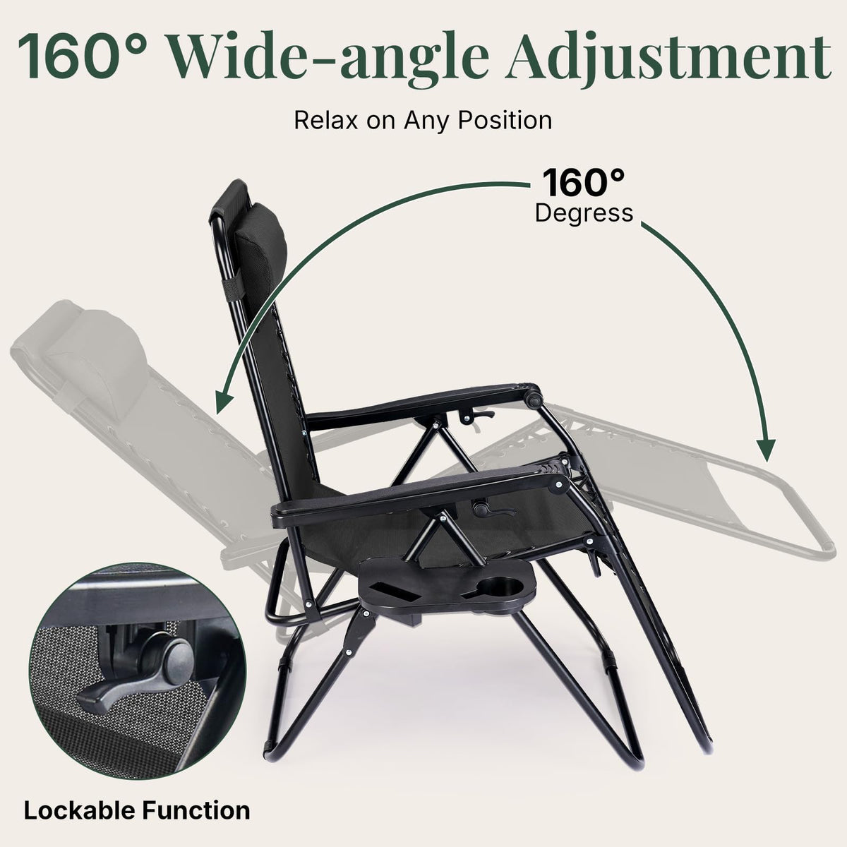 Zero Gravity Chairs Set of 2 U275018