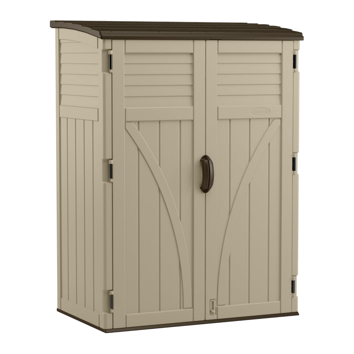 Water Resistant Resin Vertical Outdoor Storage Shed 54 cu. ft. C1989